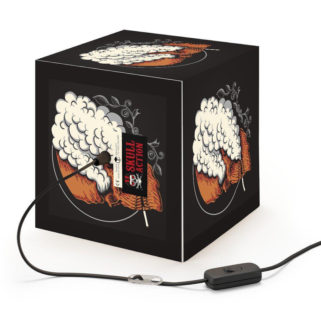 skull-orange-lamp-home