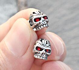 Skull Red Earrings | Skull Action