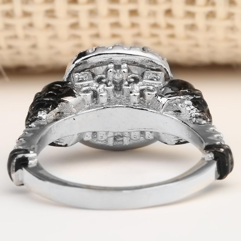 Skull Rhinestone Ring | Skull Action