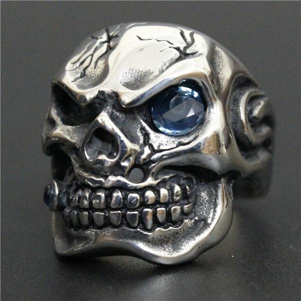 Skull Ring Ruby Eye | Skull Action