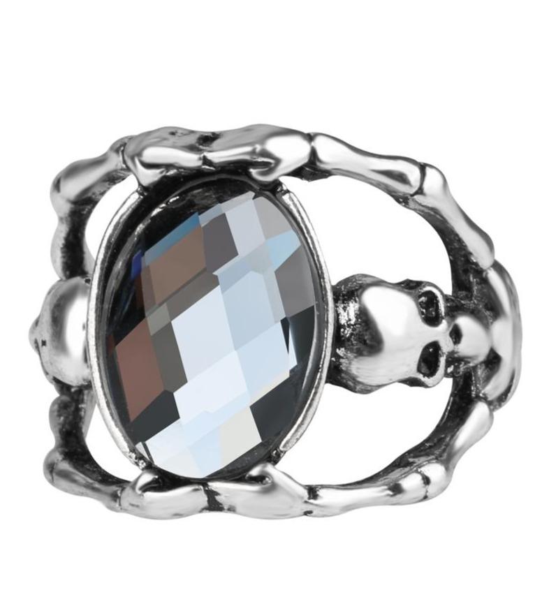 skull ring sapphir