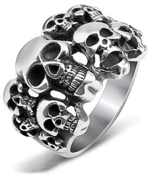 Skull Ring Steel