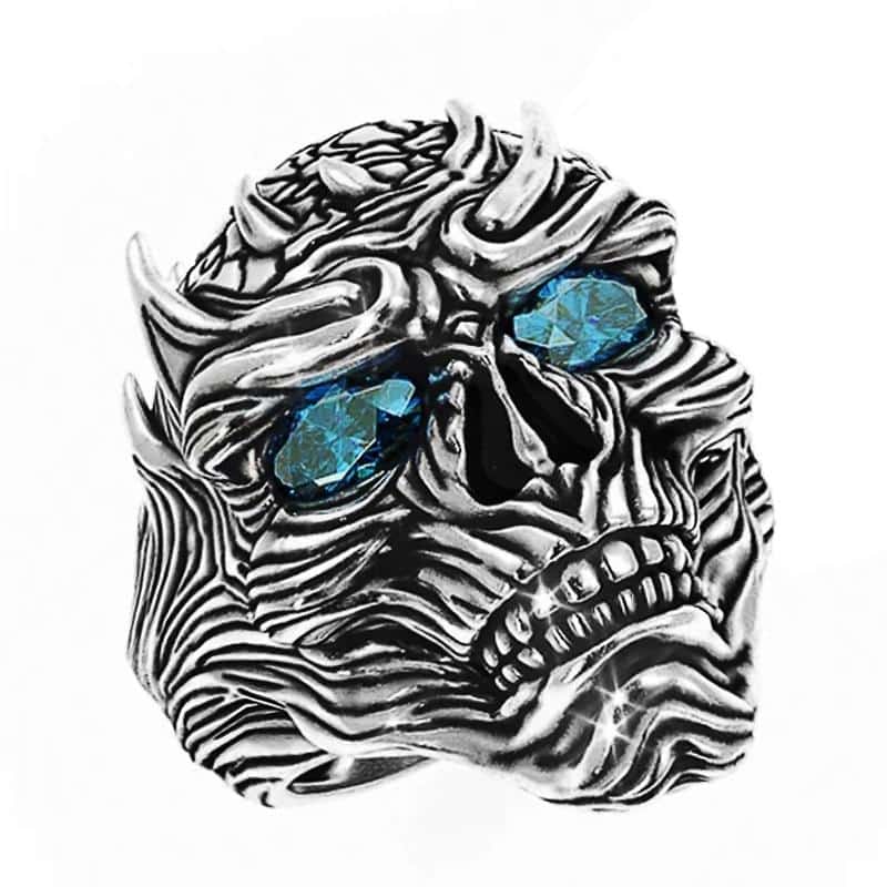 Skull Ring White Walker