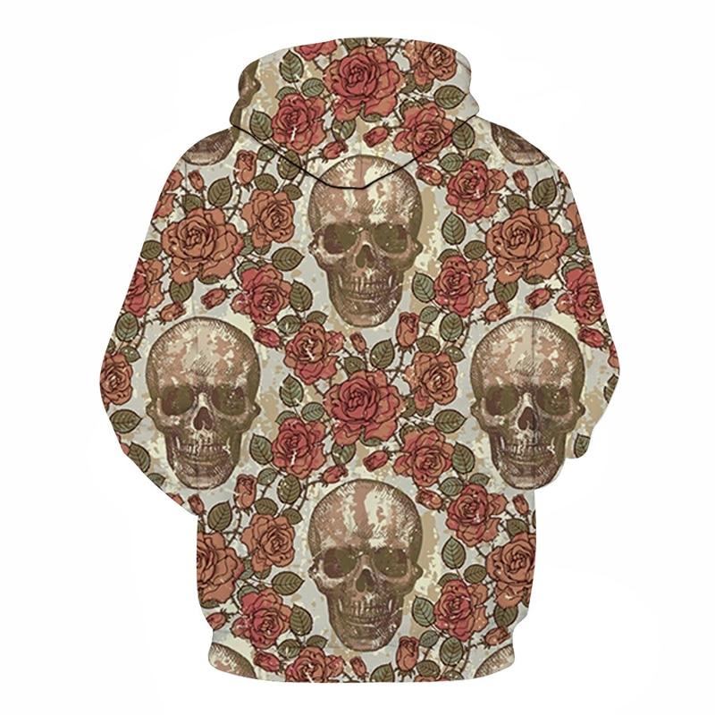 Skull Rose Hoodie | Skull Action