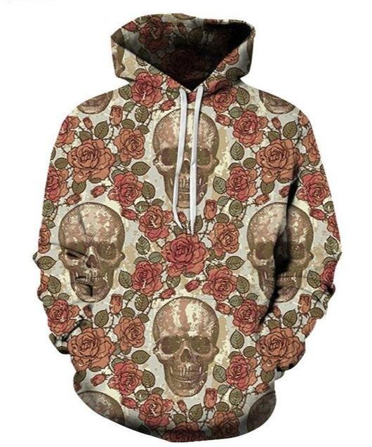 Skull Rose Hoodie