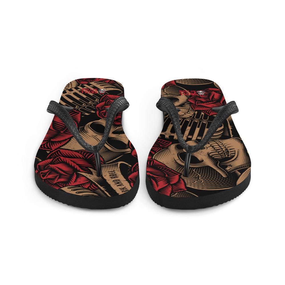 skull-roses-flip-flops-art