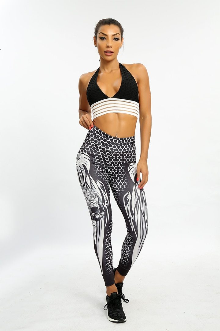 Skull Running Leggings | Skull Action