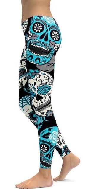 Skull Leggings Sports