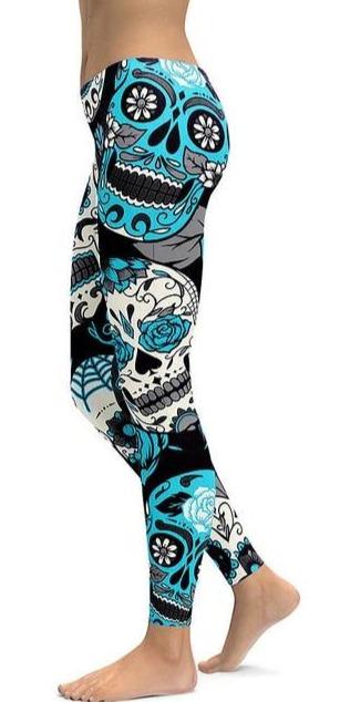 skull sports leggings