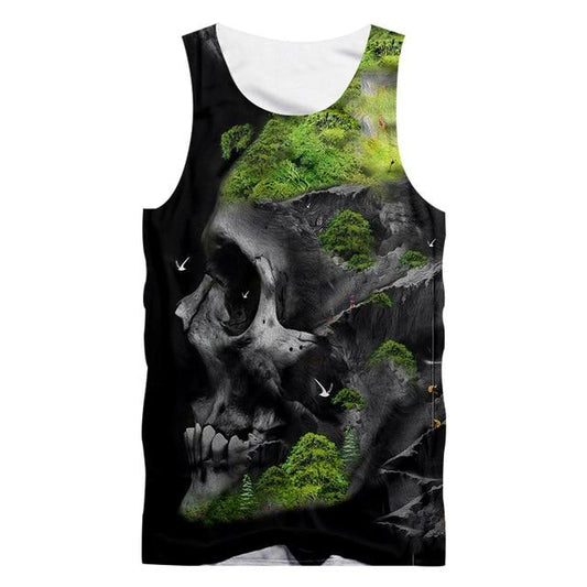 Skull Tank Top Men's