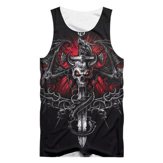 Skull Tank Tops For Men