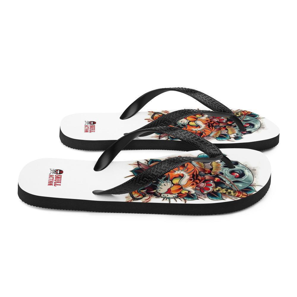 skull-tiger-flip-flops-print