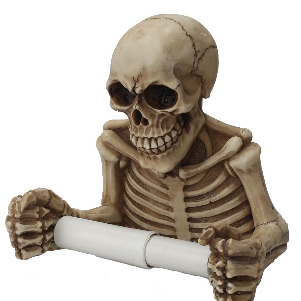 Skull Toilet Paper Holder | Skull Action