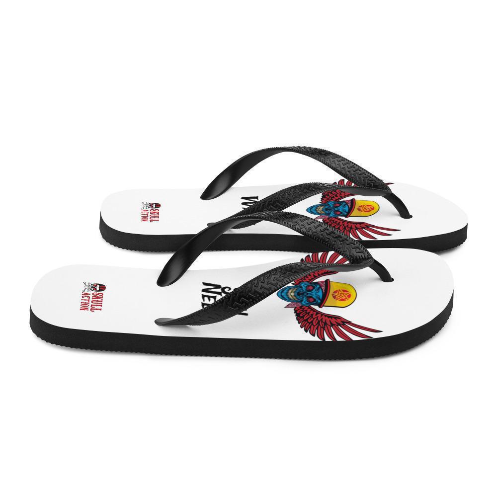 skull-wings-flip-flops-design