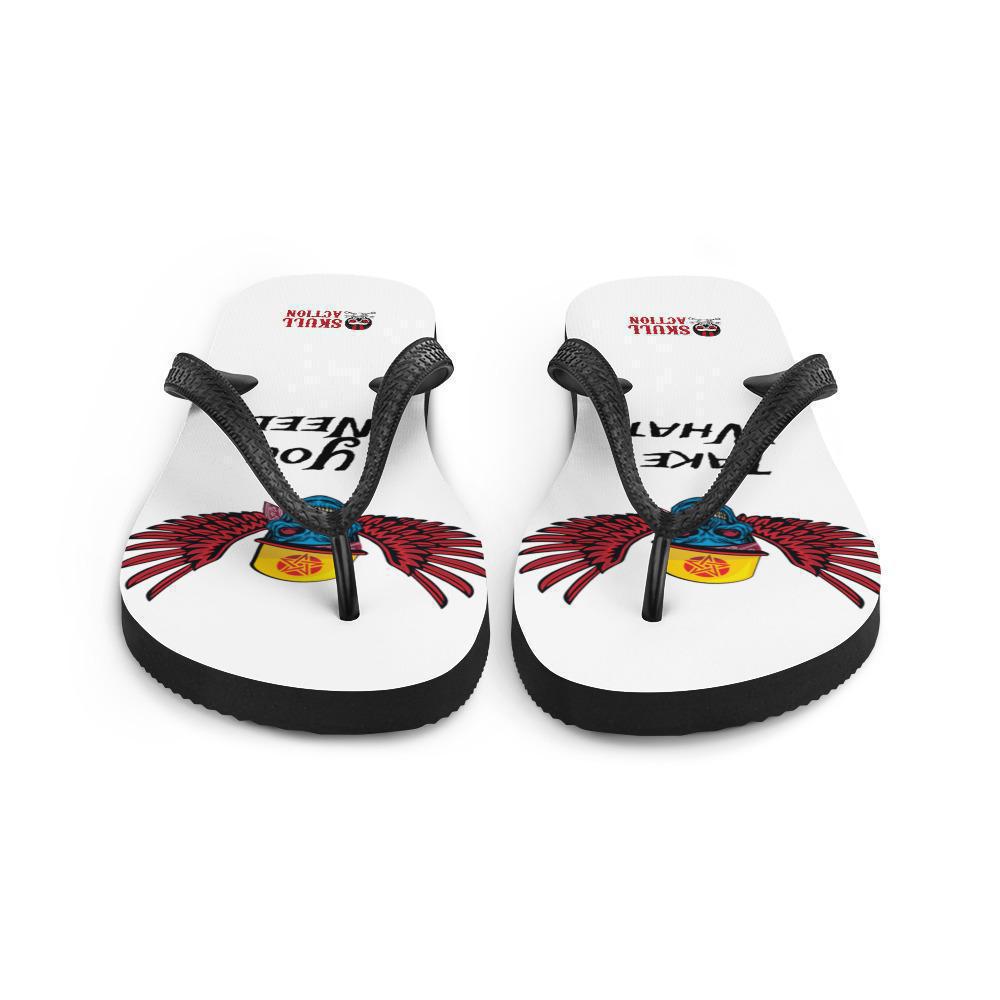 skull-wings-flip-flops-printed