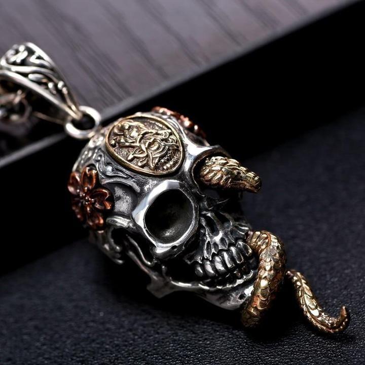 Snake Head Necklace | Skull Action