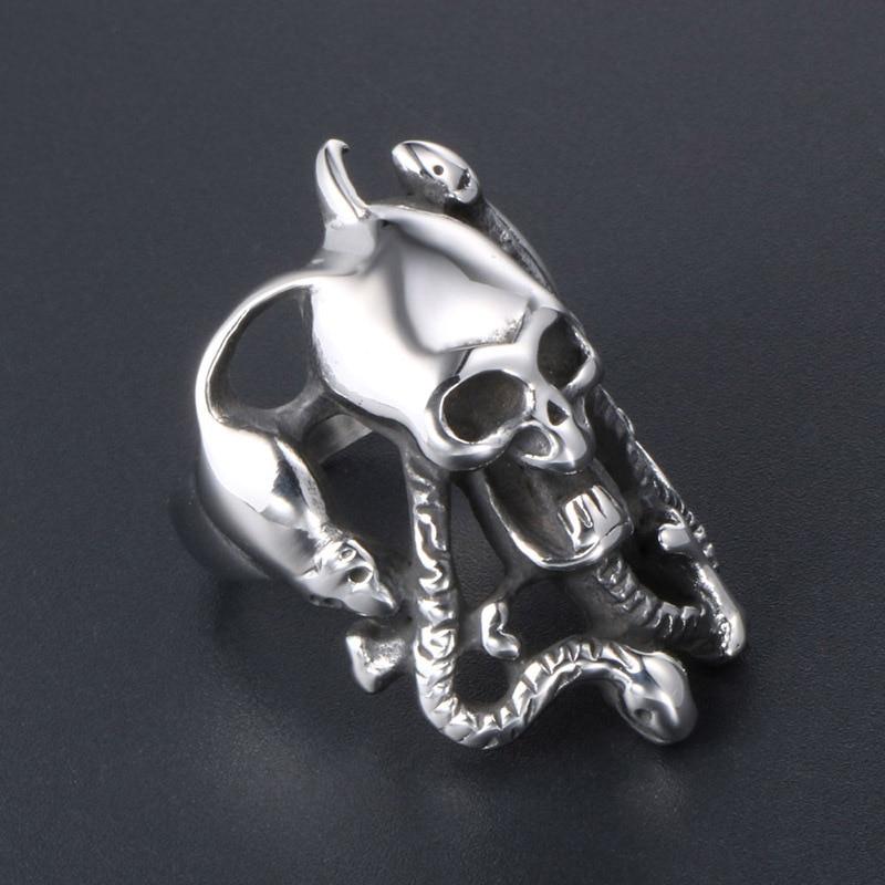 Snake Skull Ring | Skull Action