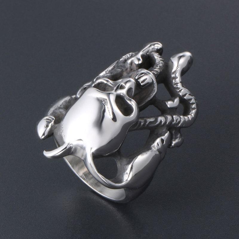 Snake Skull Ring | Skull Action