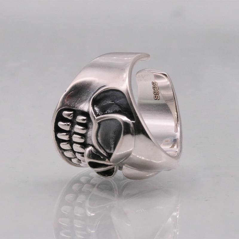 Solid Silver Skull Ring | Skull Action