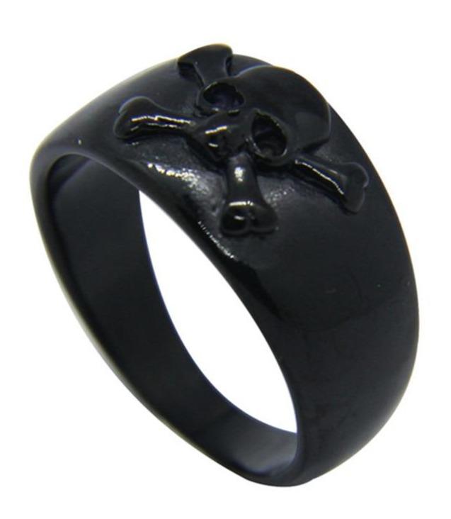 Stainless Steel Skull And Crossbones Ring | Skull Action