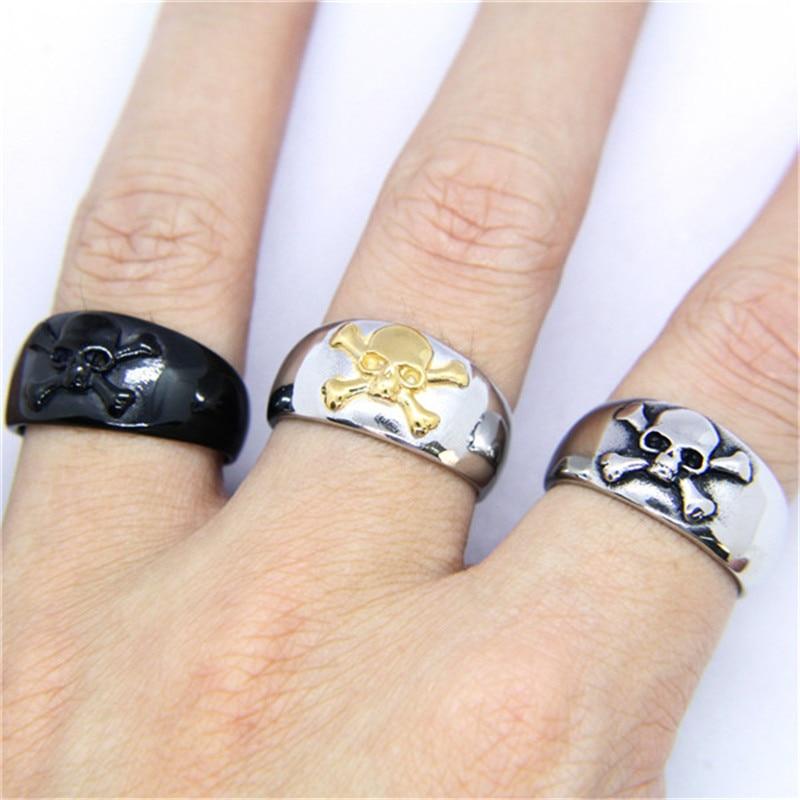 Stainless Steel Skull And Crossbones Ring | Skull Action