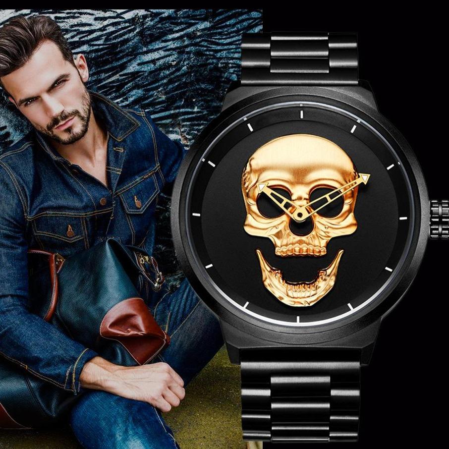 Stainless Steel Skull Watches | Skull Action