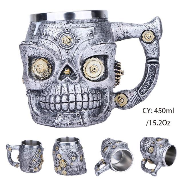 Steampunk Mug | Skull Action