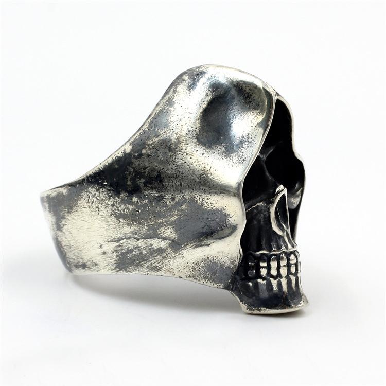 Sterling Silver Grim Reaper Ring | Skull Action