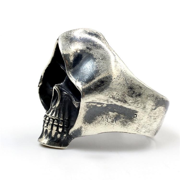 Sterling Silver Grim Reaper Ring | Skull Action