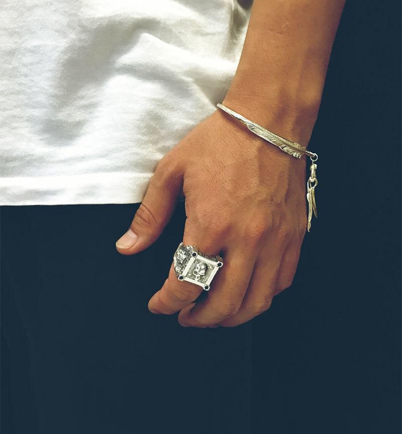 Sterling Silver Pirate Rings | Skull Action