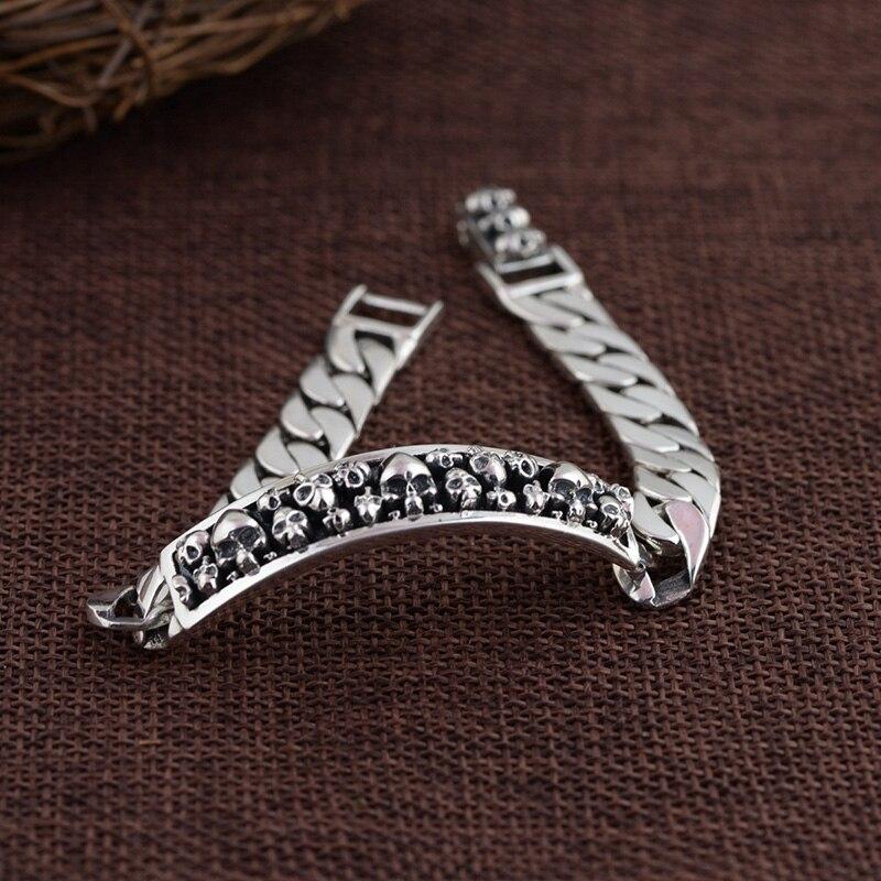 Sterling Silver Skull Chain | Skull Action
