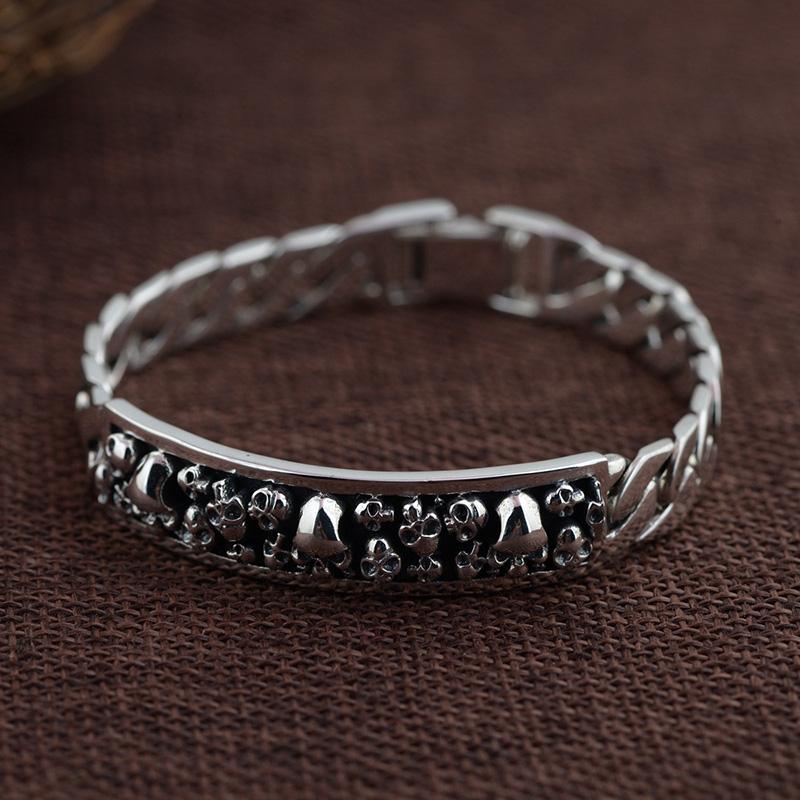 Sterling Silver Skull Chain | Skull Action