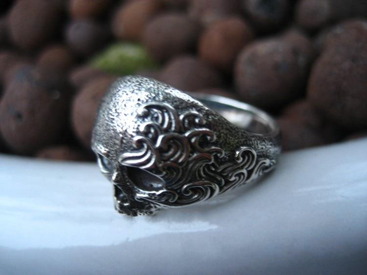 Sterling Skull Ring | Skull Action