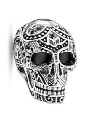 Sugar Skull Bead Bracelet