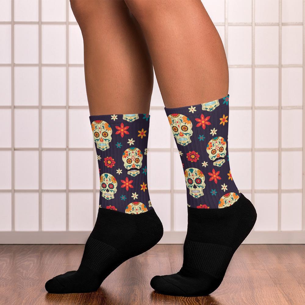 sugar-skull-compression-socks