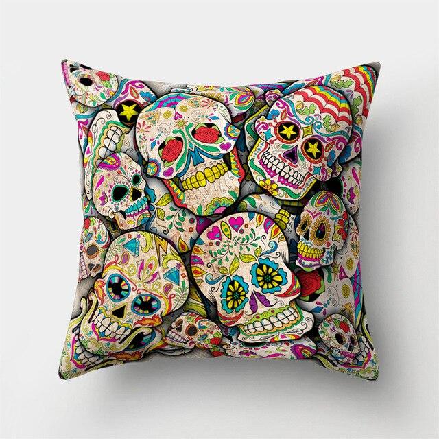 Sugar Skull Pillow Covers