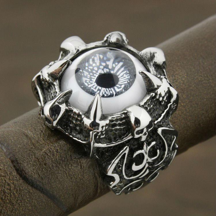 The Evil Eye Ring | Skull Action