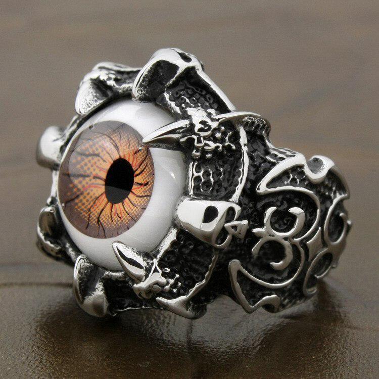 The Evil Eye Ring | Skull Action