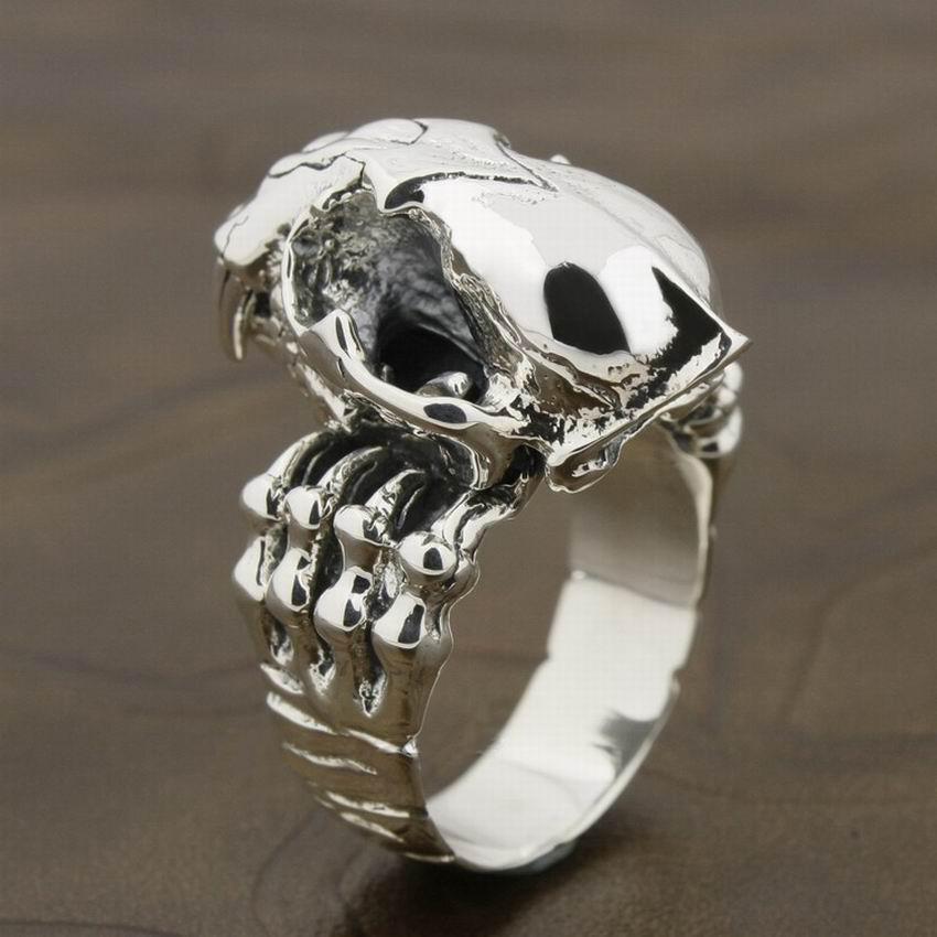 Tiger Eye Skull Ring | Skull Action