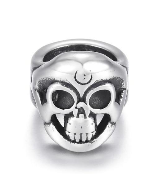 Titanium Skull Bead