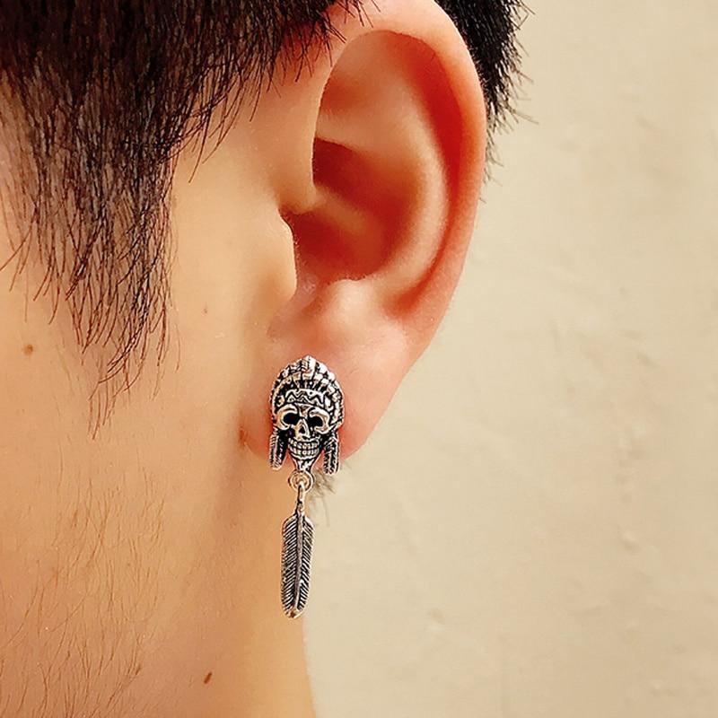 Tribal Skull Earrings | Skull Action