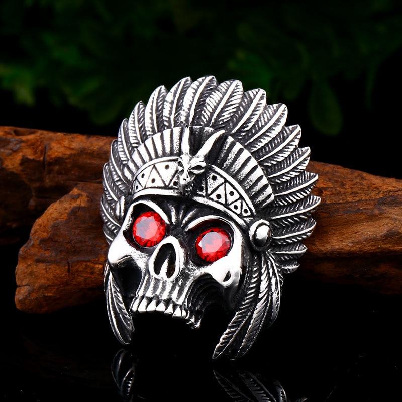 Tribal Skull Necklace | Skull Action