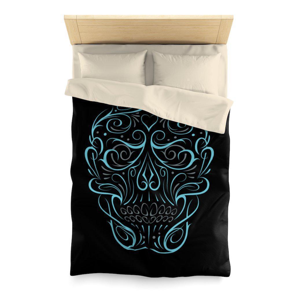 turquoise-skull-bedding-color