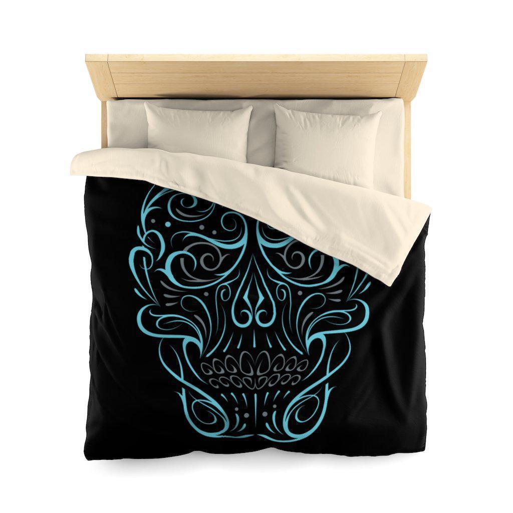 turquoise-skull-bedding