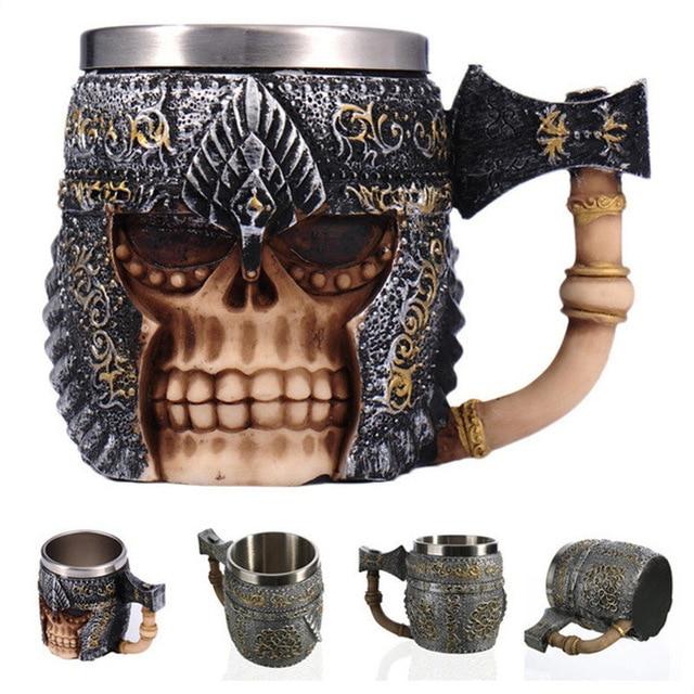 Valhalla Skull Mug