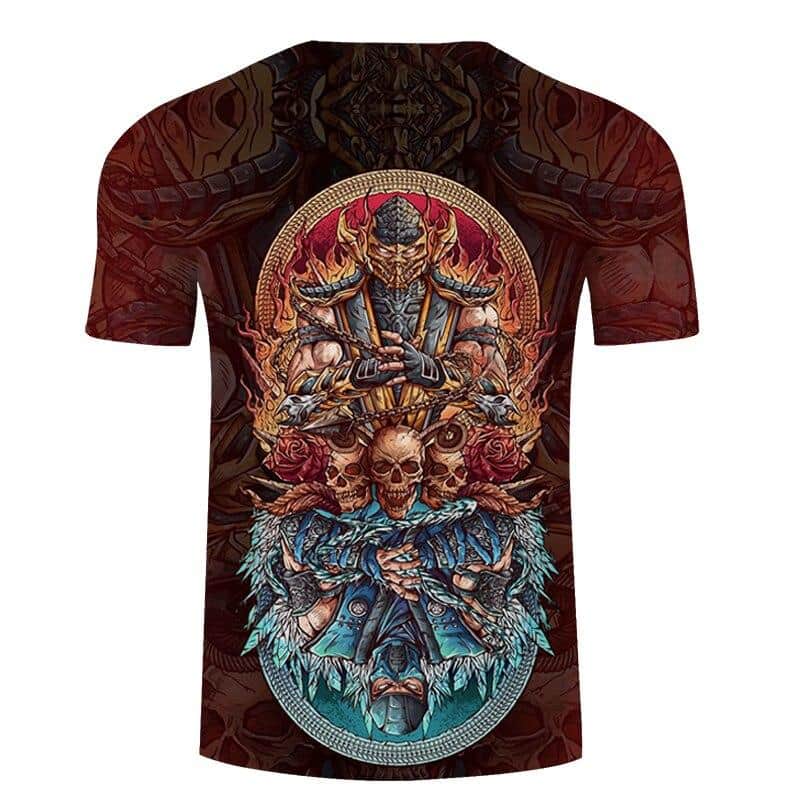 Viking Skull Tee Shirt | Skull Action