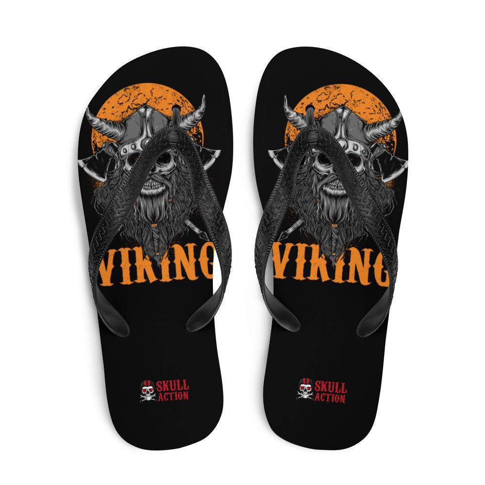 viking-skull-warrior-flip-flops