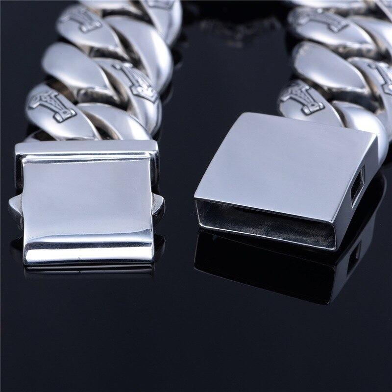 Viking Sterling Silver Bracelet | Skull Action