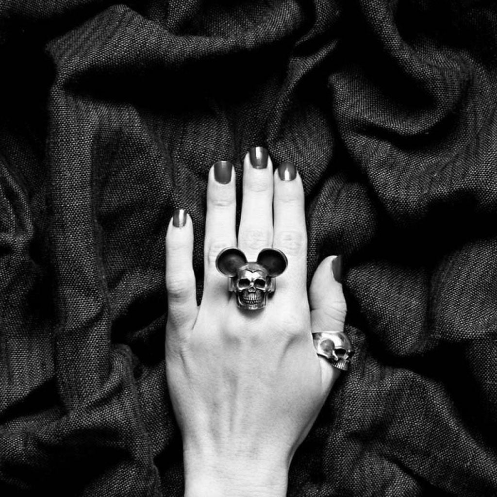 Mickey Skull Ring