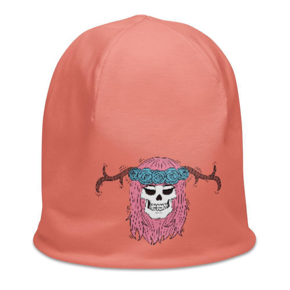 womens-skull-beanie-printed